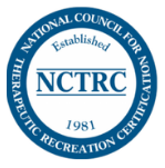 NCTRC seal: the National Council for Therapeutic Recreation Certification, established 1981