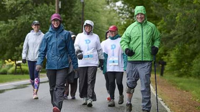 The start of the Unified 5K in Lancaster, Massachusetts.